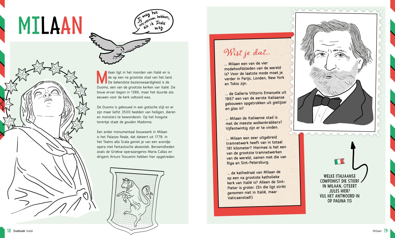 Italië Doeboek Binnenwerk